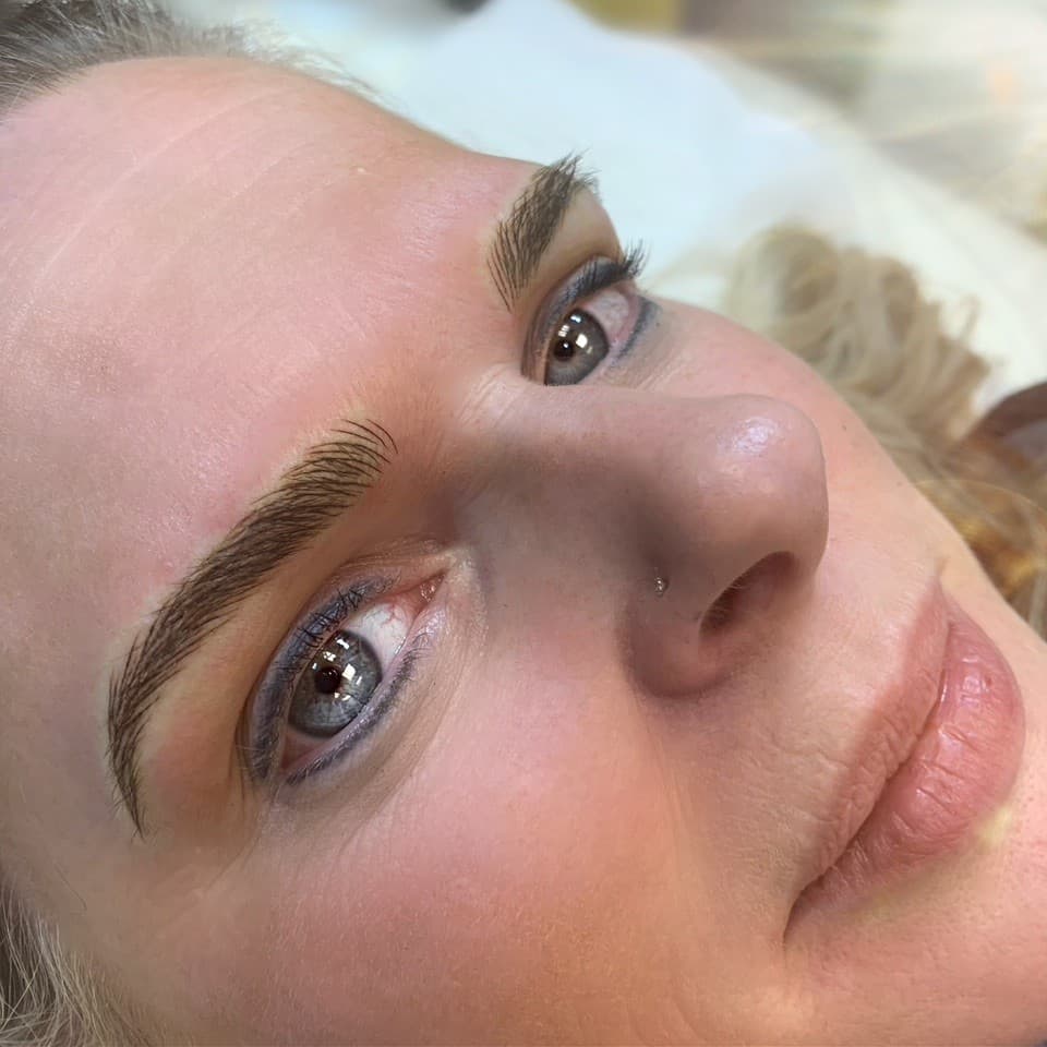 Microblading treatment results